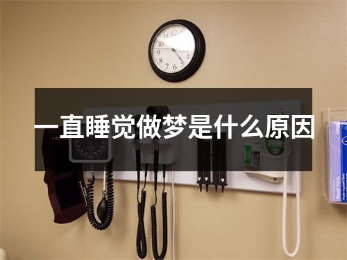 一直睡觉做梦是什么原因