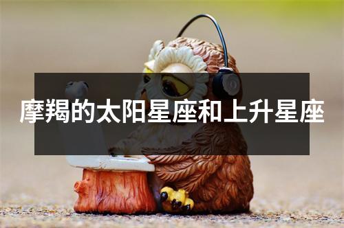 摩羯的太阳星座和上升星座