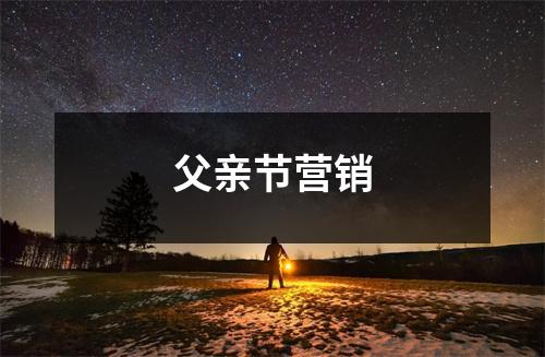 父亲节营销