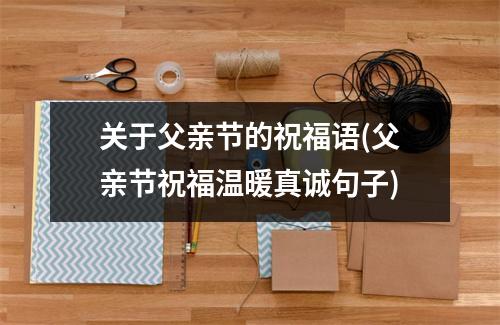 关于父亲节的祝福语(父亲节祝福温暖真诚句子)