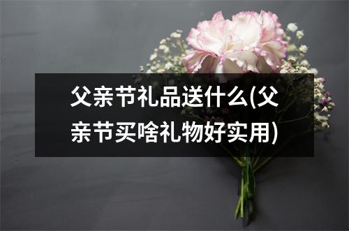 父亲节礼品送什么(父亲节买啥礼物好实用)