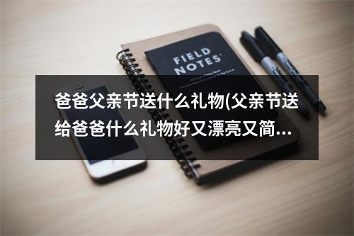 爸爸父亲节送什么礼物(父亲节送给爸爸什么礼物好又漂亮又简单)