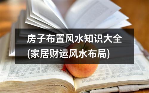 房子布置风水知识大全(家居财运风水布局)