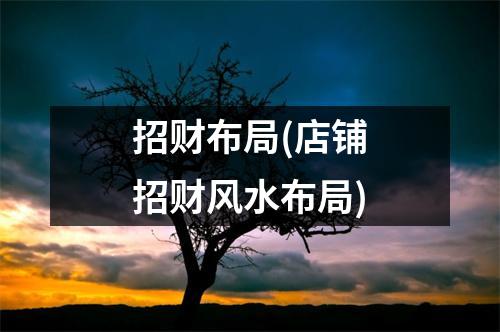 招财布局(店铺招财风水布局)