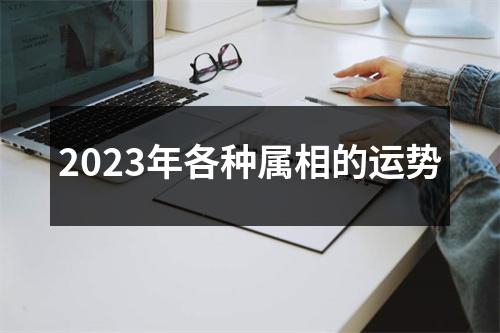 2023年各种属相的运势