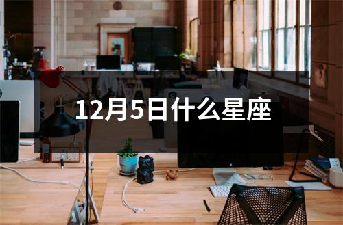 12月5日什么星座