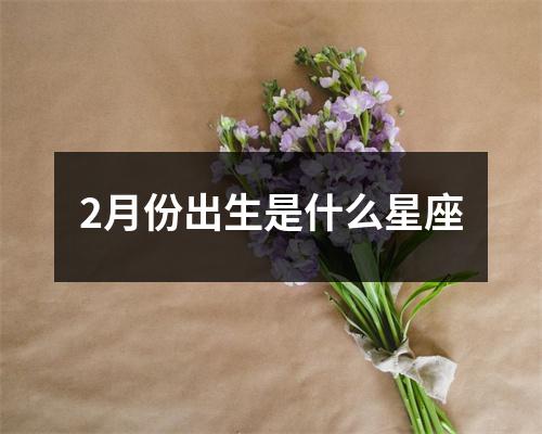 2月份出生是什么星座