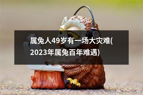 属兔人49岁有一场大灾难(2023年属兔百年难遇)