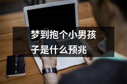 梦到抱个小男孩子是什么预兆
