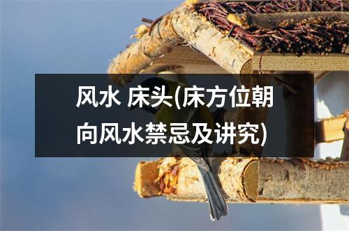 风水 床头(床方位朝向风水禁忌及讲究)