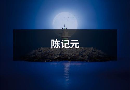 陈记元