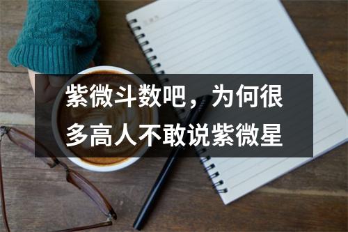 紫微斗数吧，为何很多高人不敢说紫微星