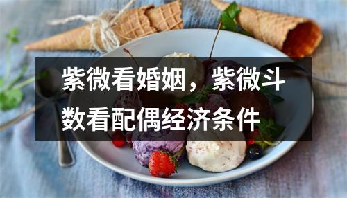 紫微看婚姻，紫微斗数看配偶经济条件