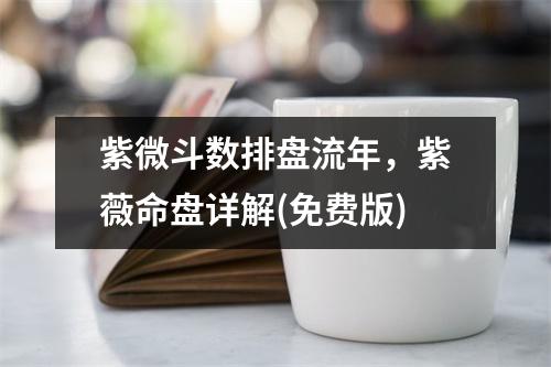 紫微斗数排盘流年，紫薇命盘详解(免费版)