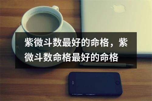 紫微斗数好的命格，紫微斗数命格好的命格