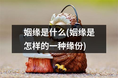 姻缘是什么(姻缘是怎样的一种缘份)