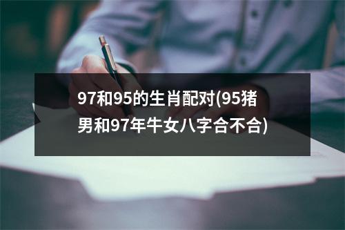 97和95的生肖配对(95猪男和97年牛女八字合不合)