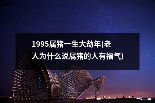 1995属猪一生大劫年(老人为什么说属猪的人有福气)